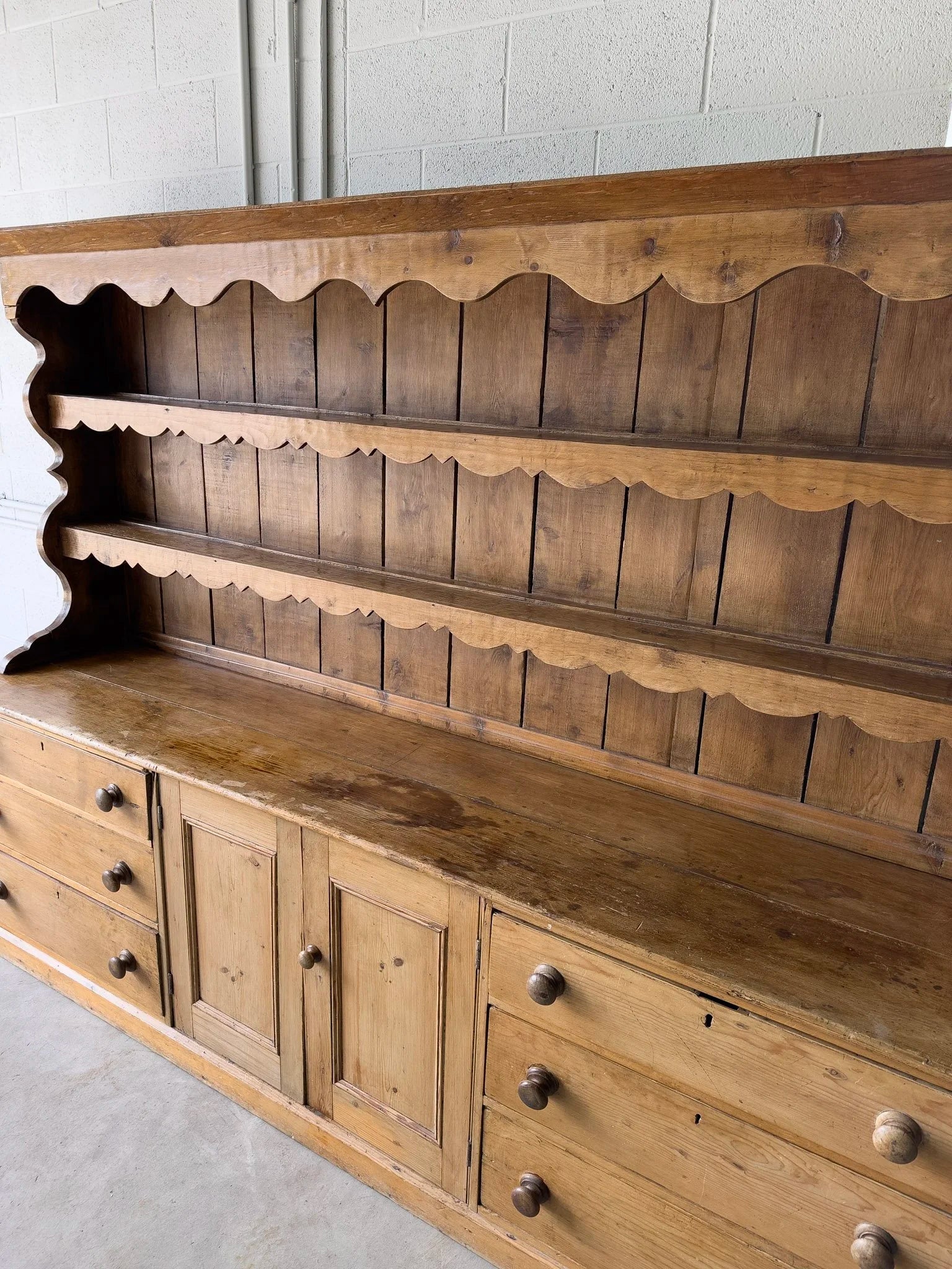Antique Irish Kitchen Dresser