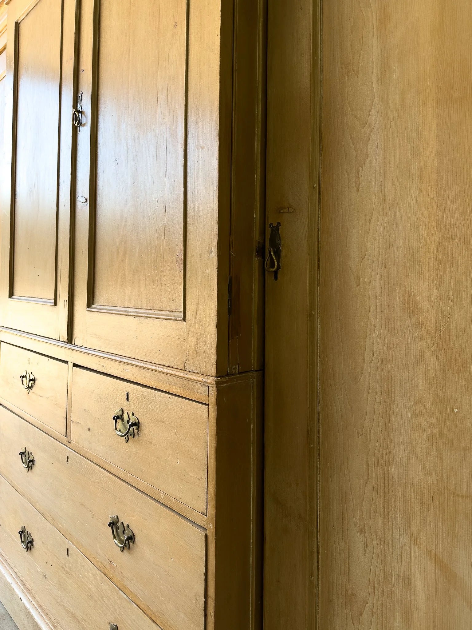 Victorian Pine Wardrobe