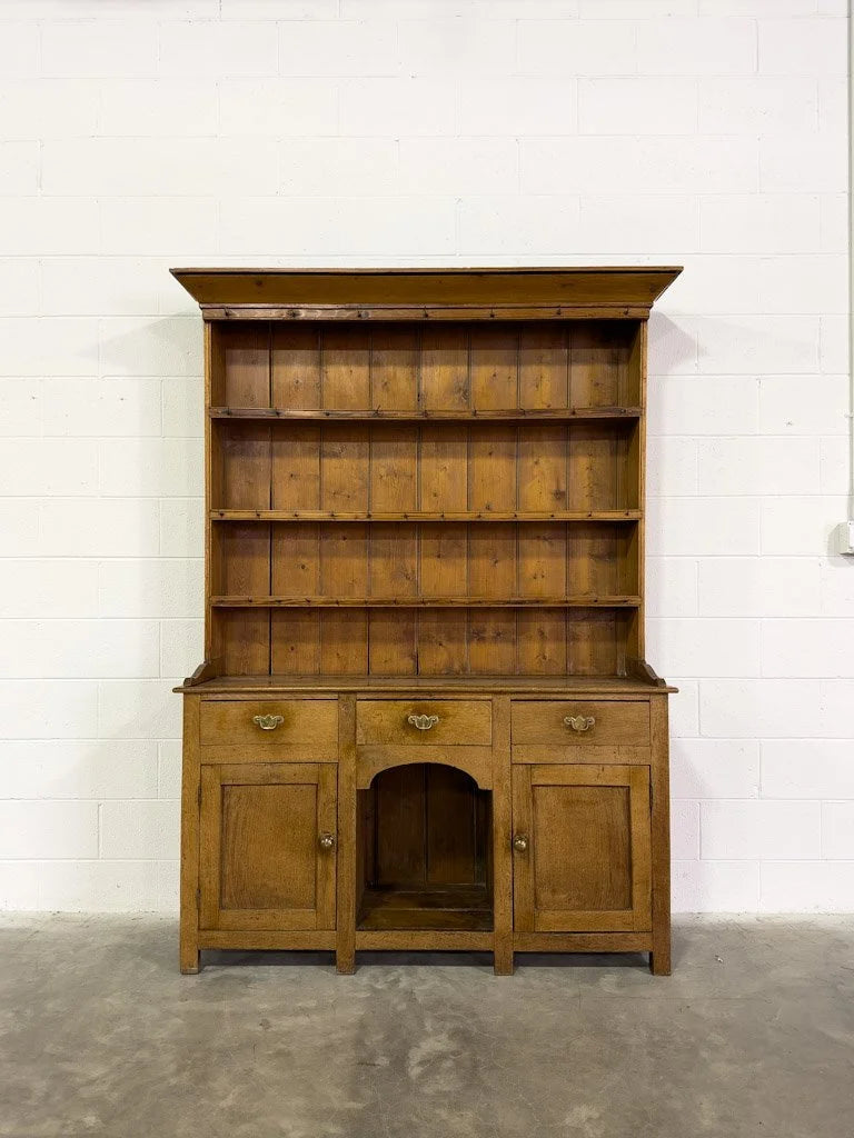Antique oak kitchen dresser