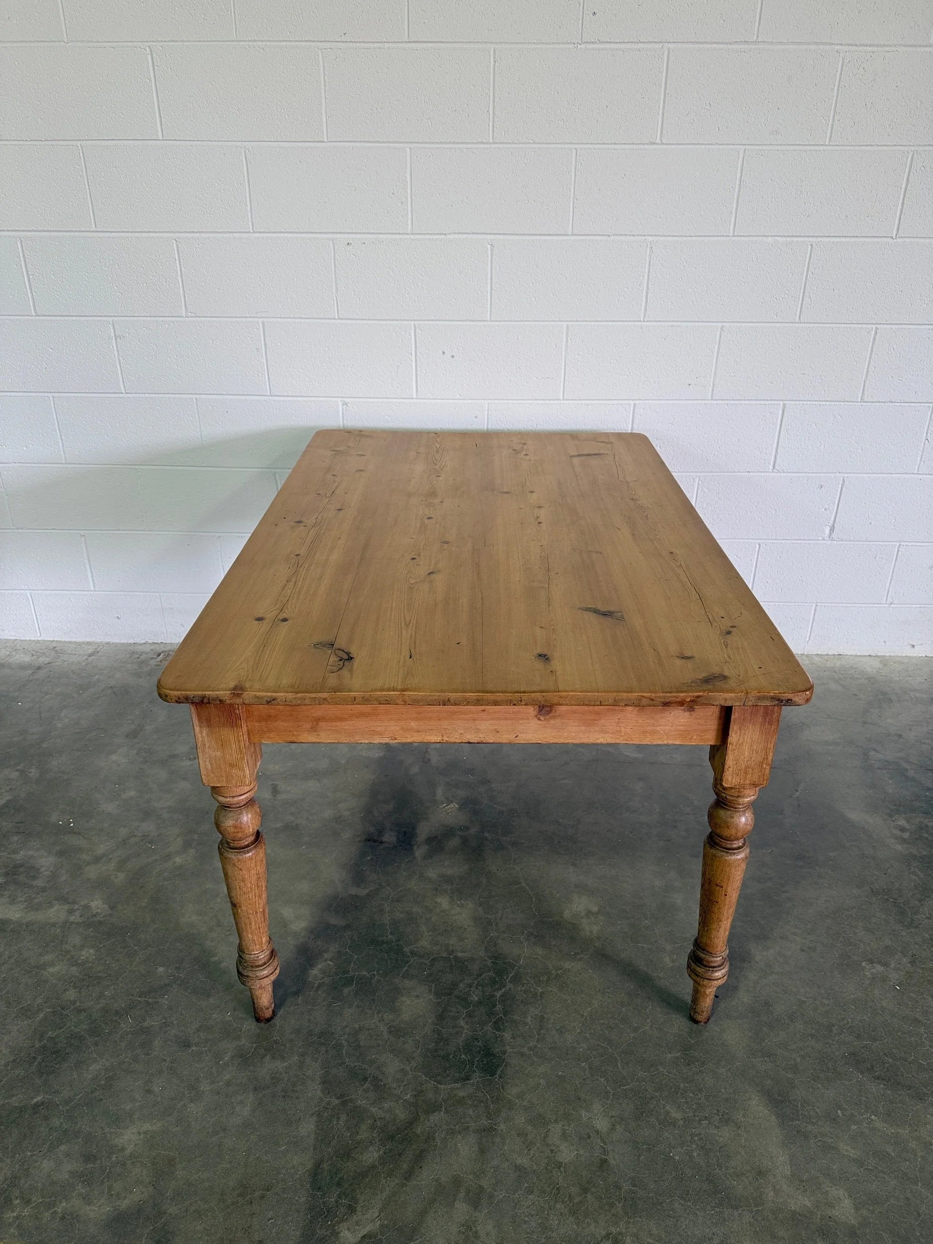 English antique pine table