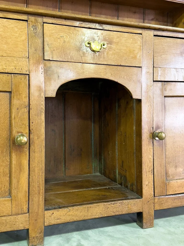 Antique oak kitchen dresser