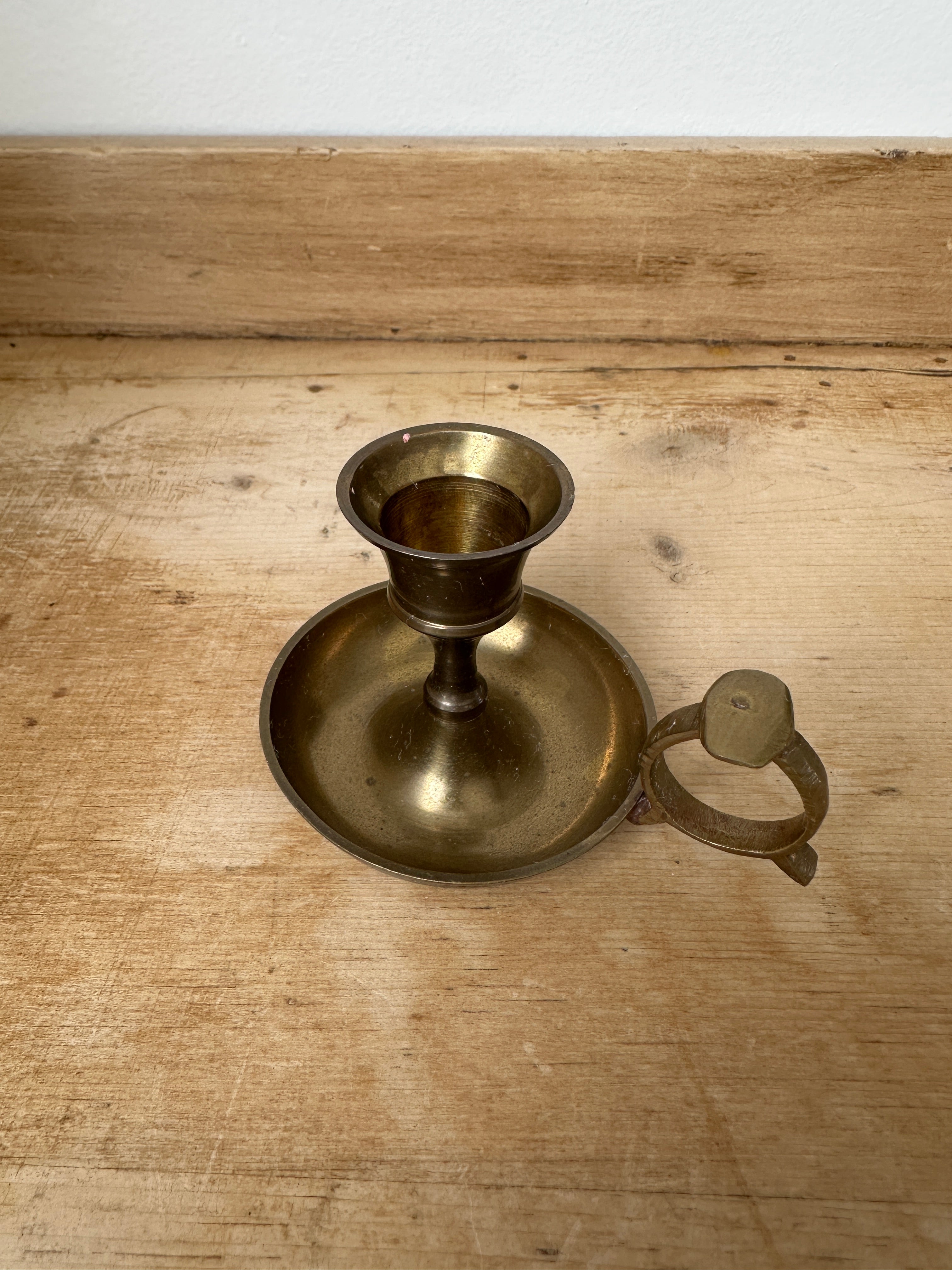 Brass candlestick