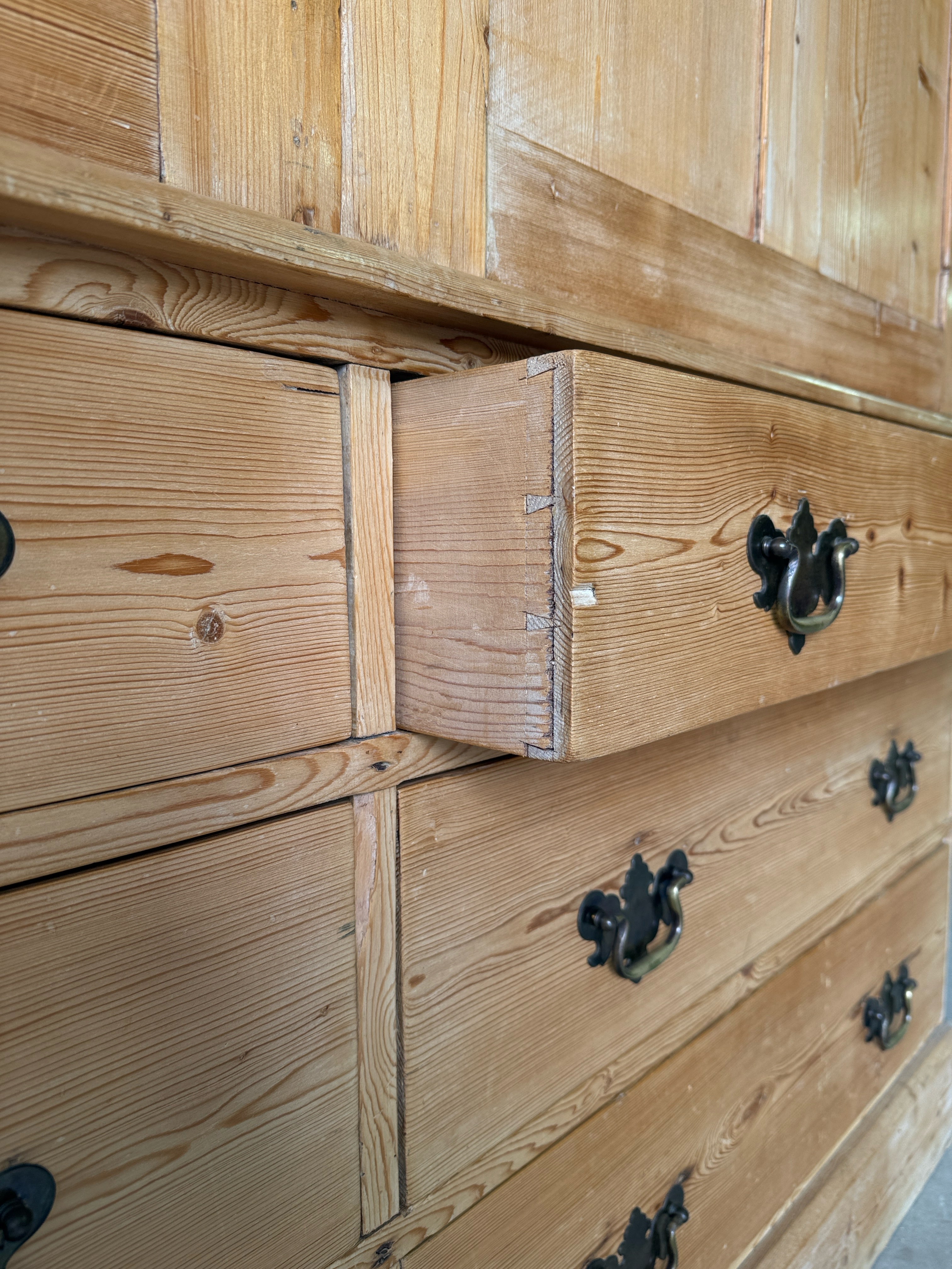 Antique English housekeepers cupboard- country house design