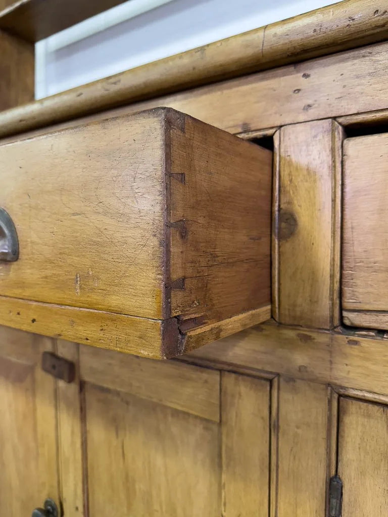 Incredible English pine kitchen dresser