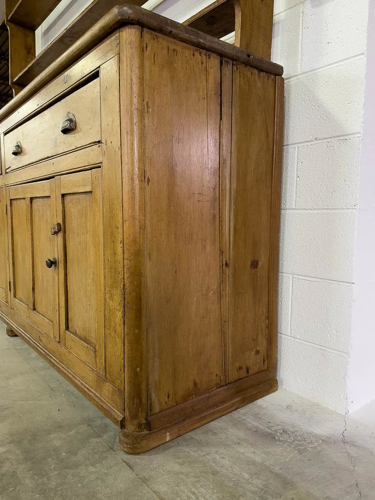 Incredible English pine kitchen dresser