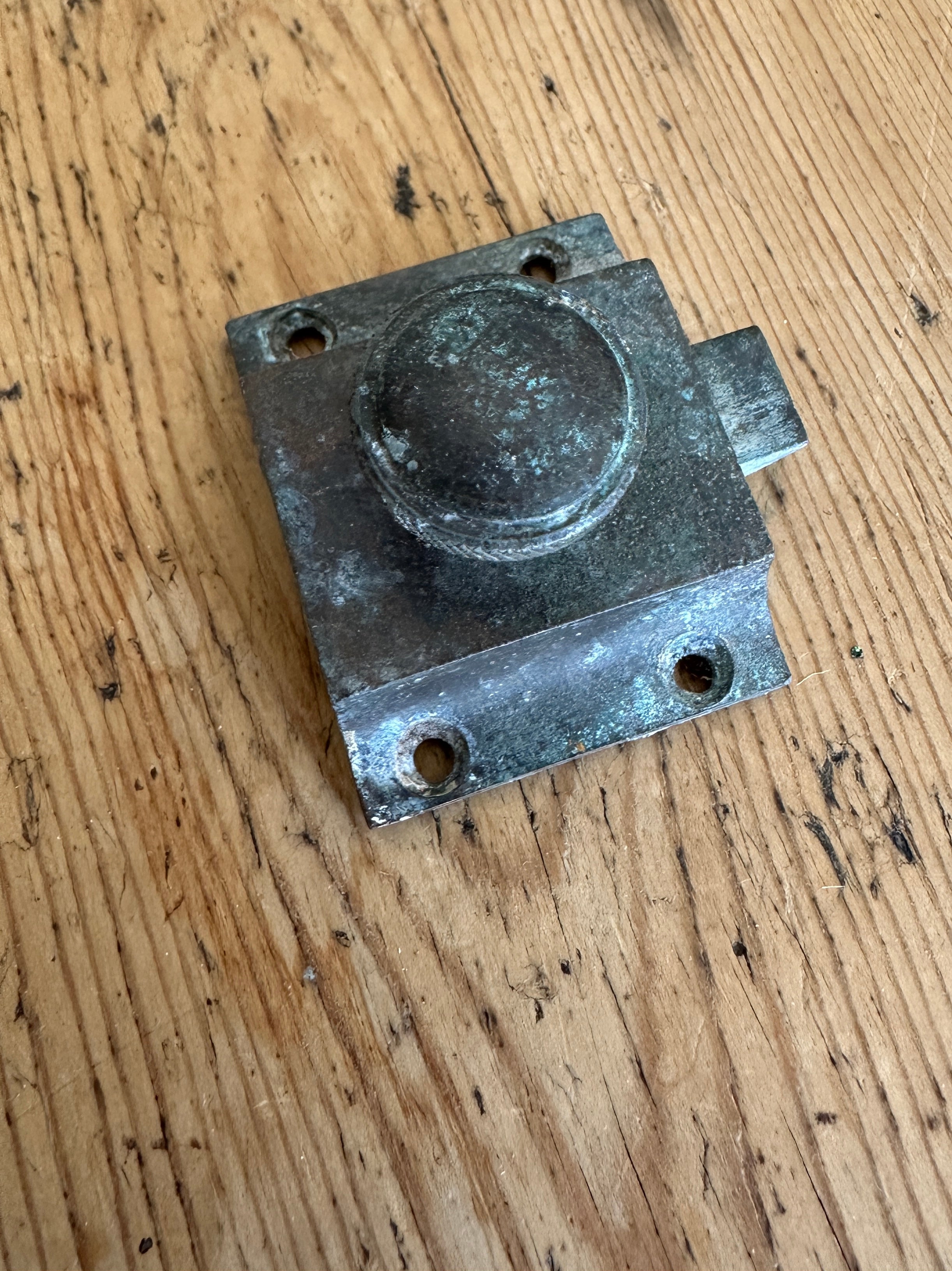 Antique galvanized latch