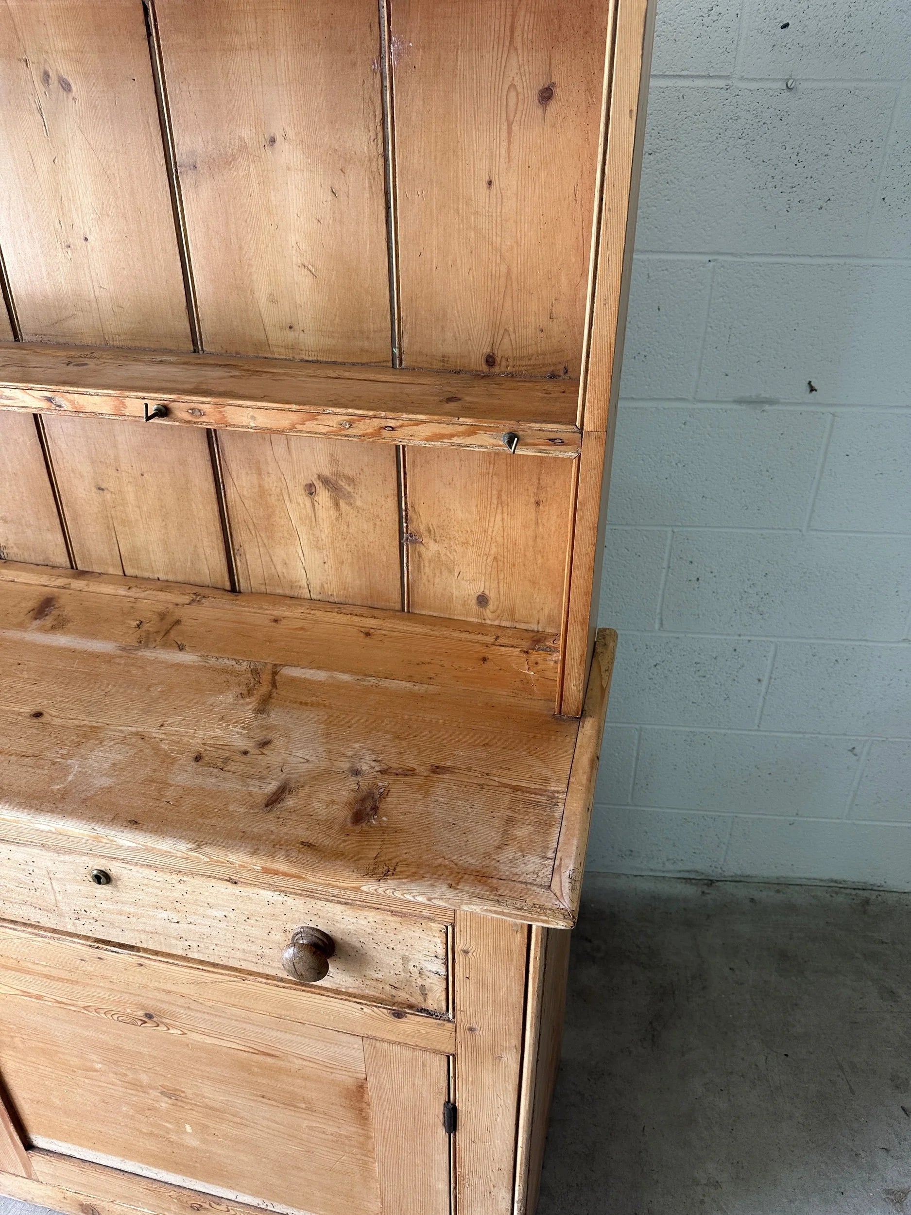 Antique pine kitchen dresser