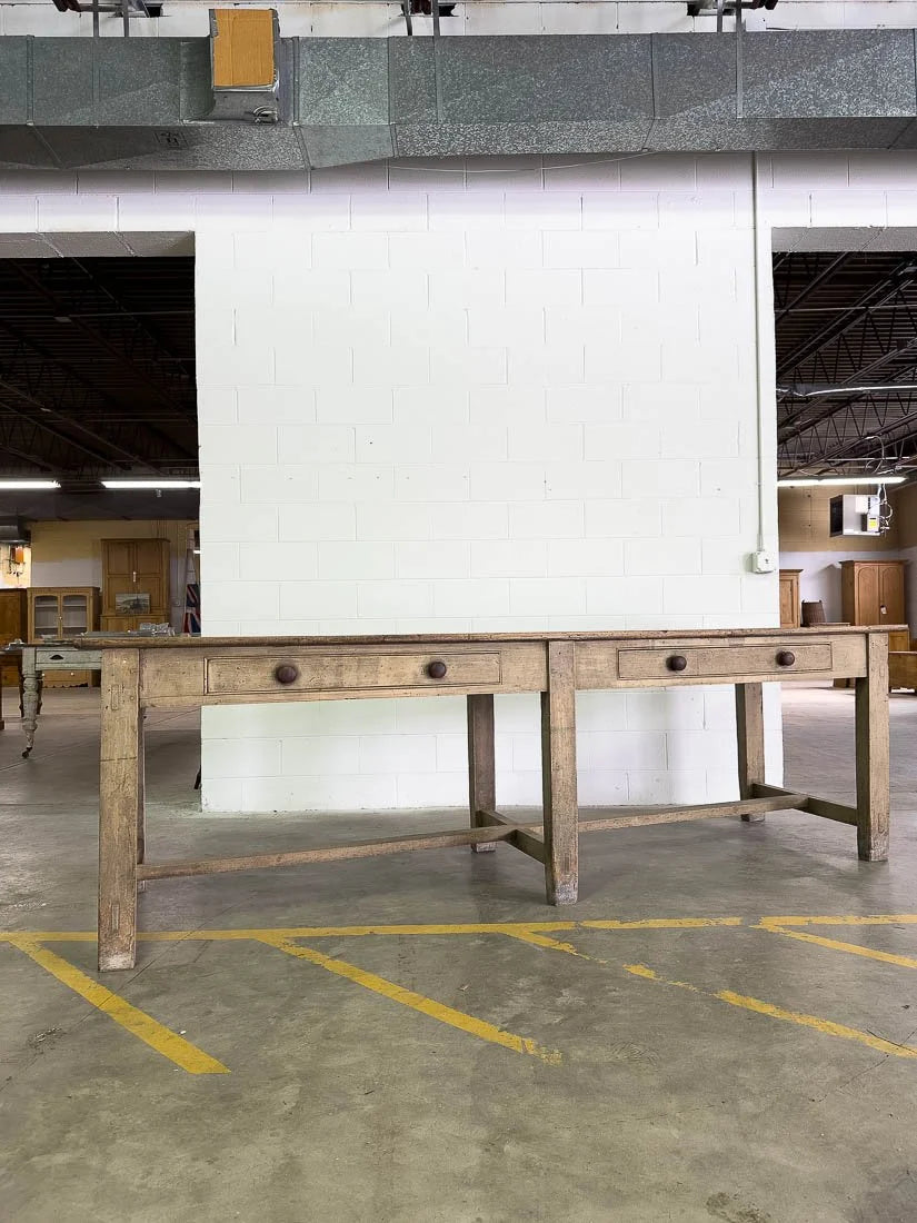 10’ antique kitchen island