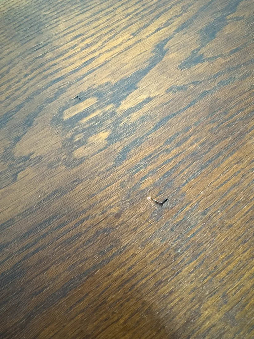 Antique oak orchard table