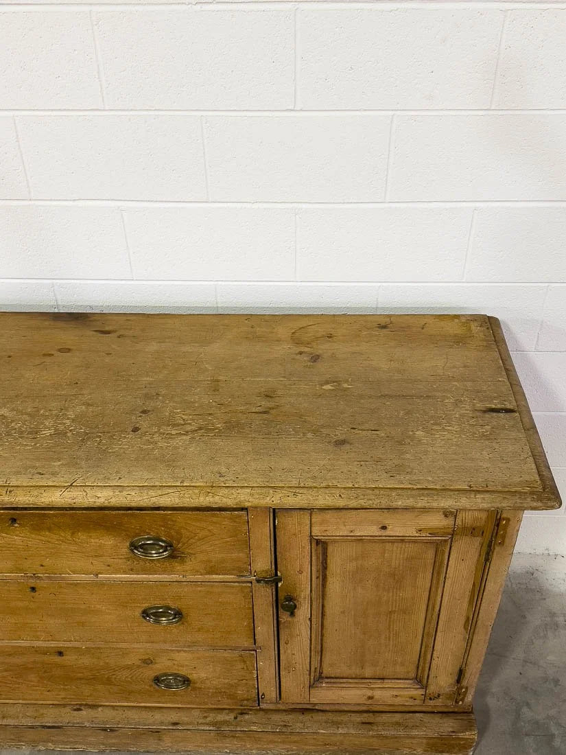 Georgian pine sideboard