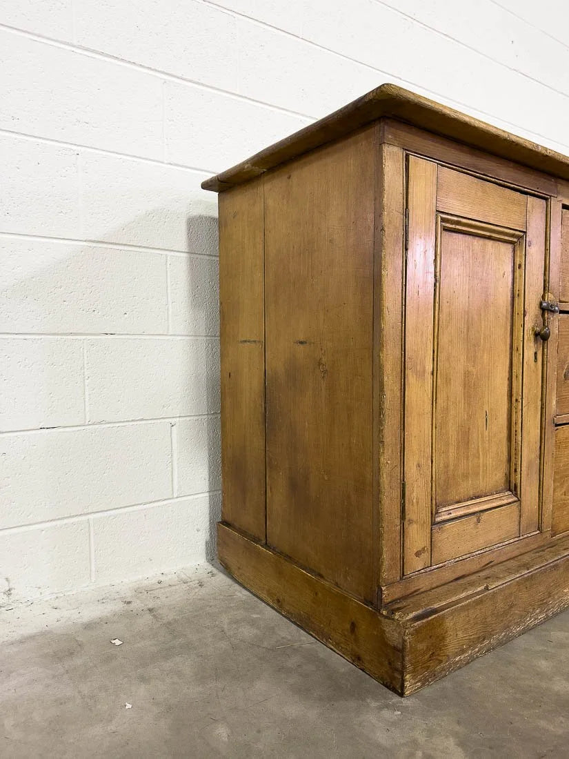 Georgian pine sideboard