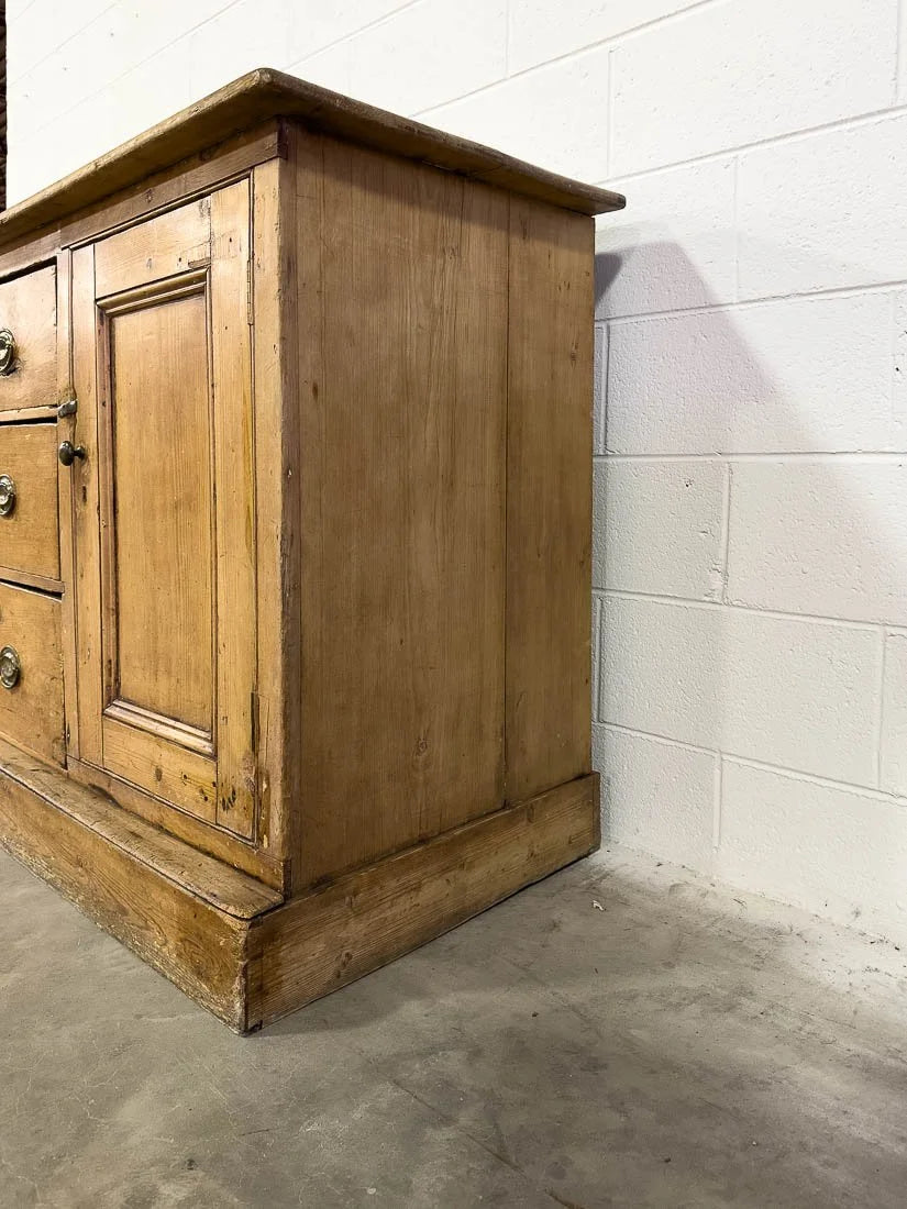 Georgian pine sideboard