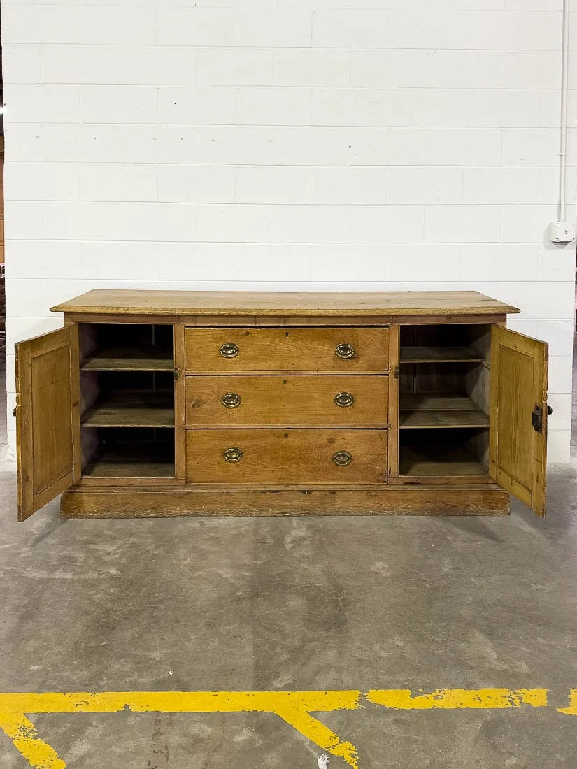Georgian pine sideboard
