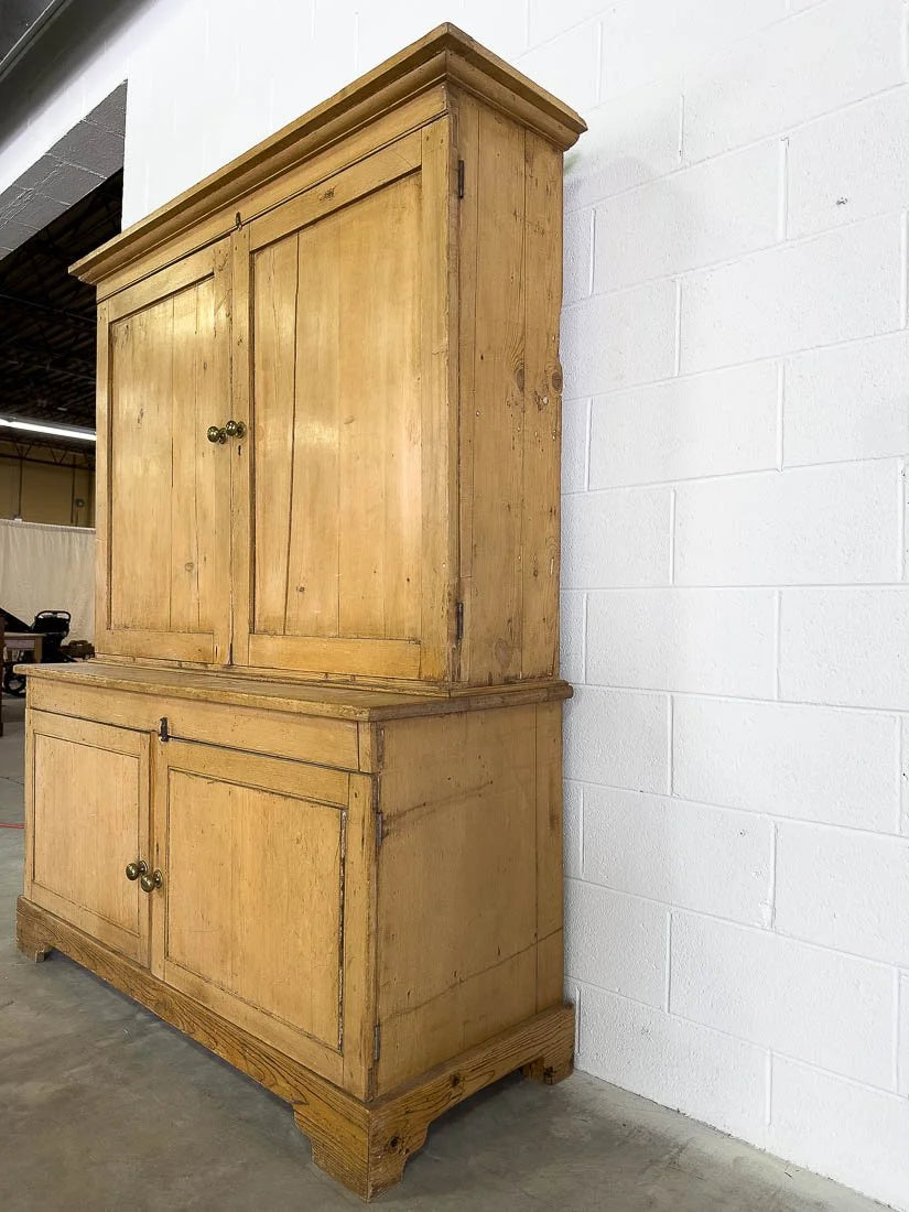 English pine antique larder or country house cupboard