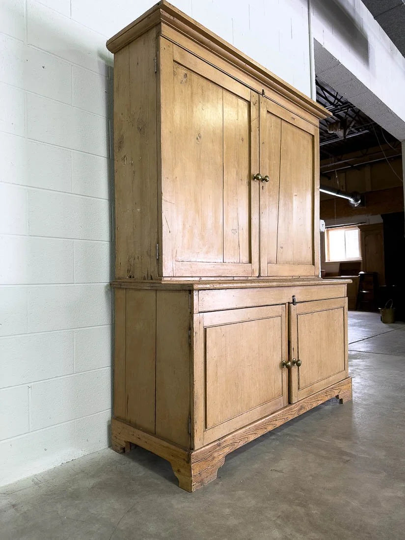 English pine antique larder or country house cupboard