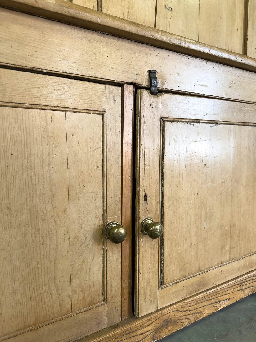 English pine antique larder or country house cupboard