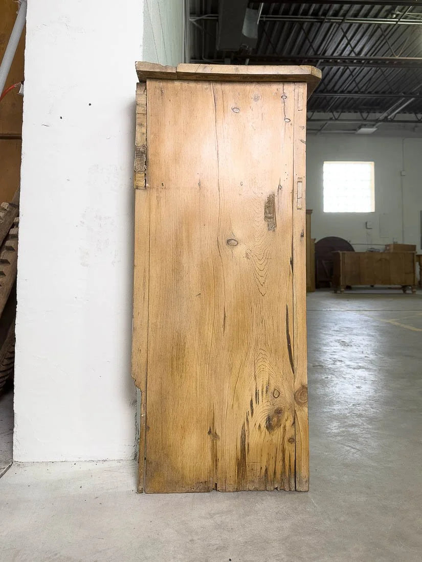 Incredible 12' antique English pine sideboard