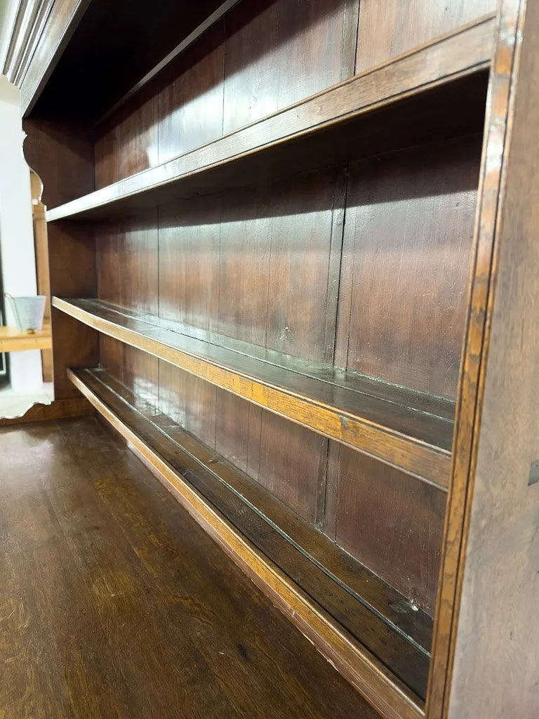 1800s Welsh oak kitchen dresser