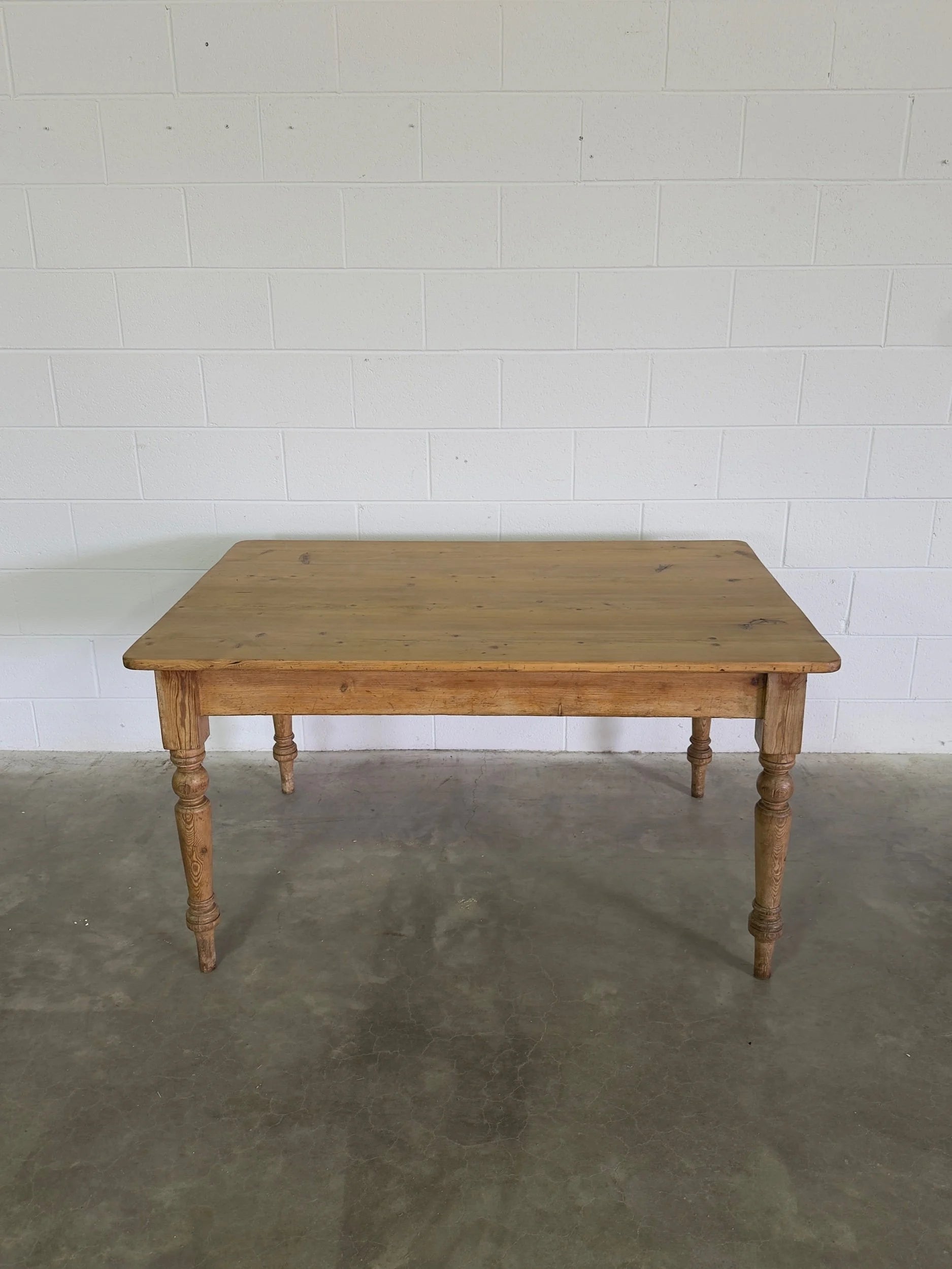 English antique pine table