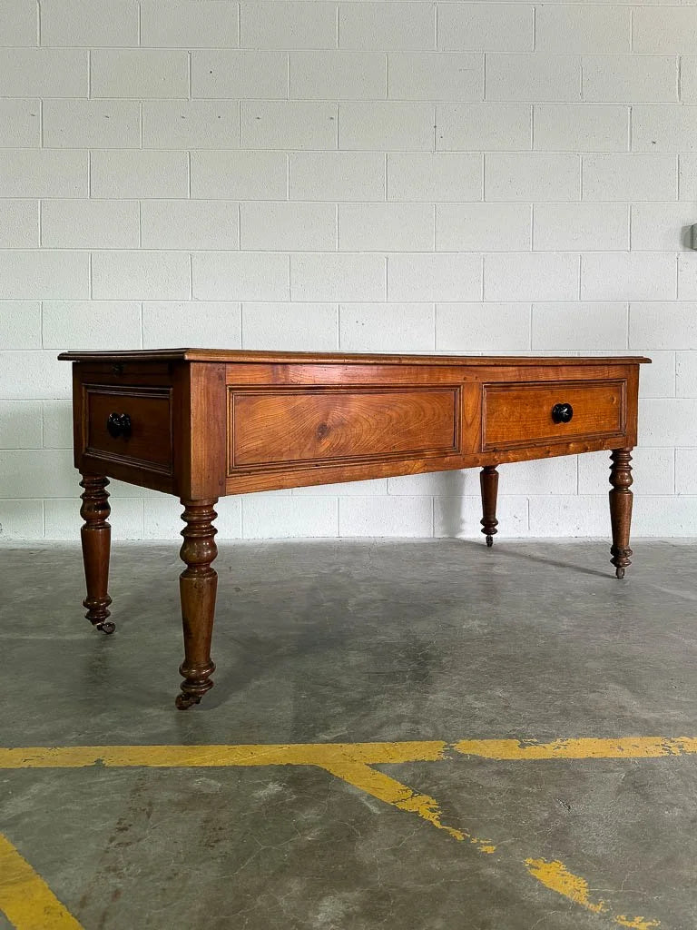 Antique cherry wood kitchen prep table