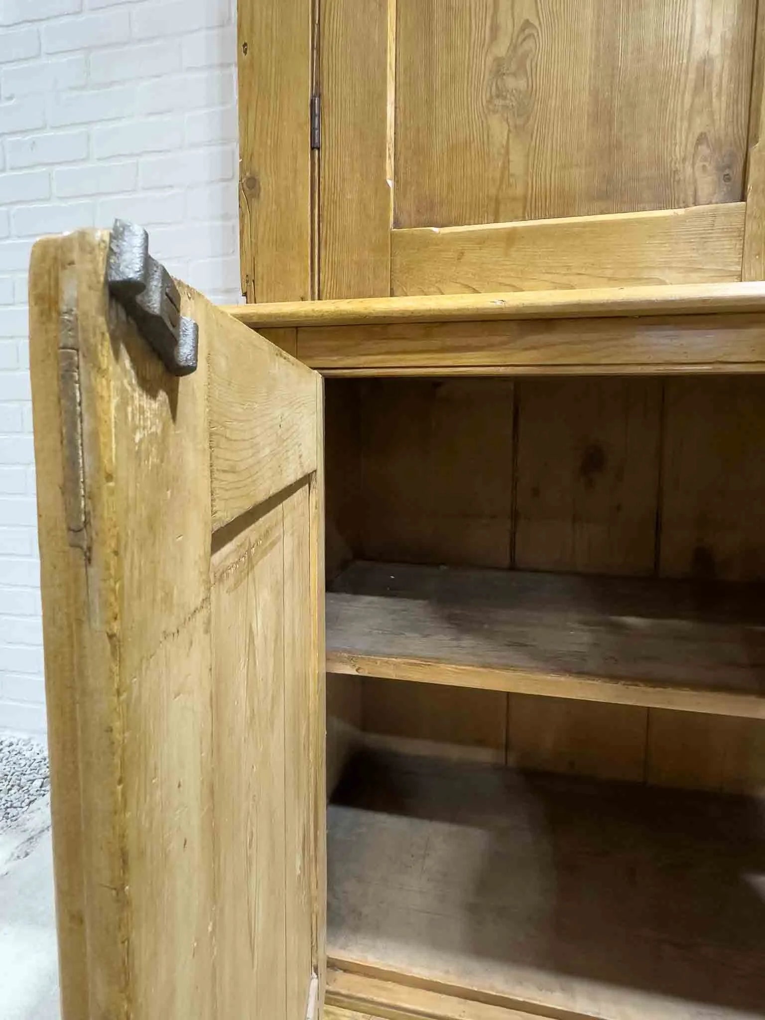Antique English housekeepers cupboard