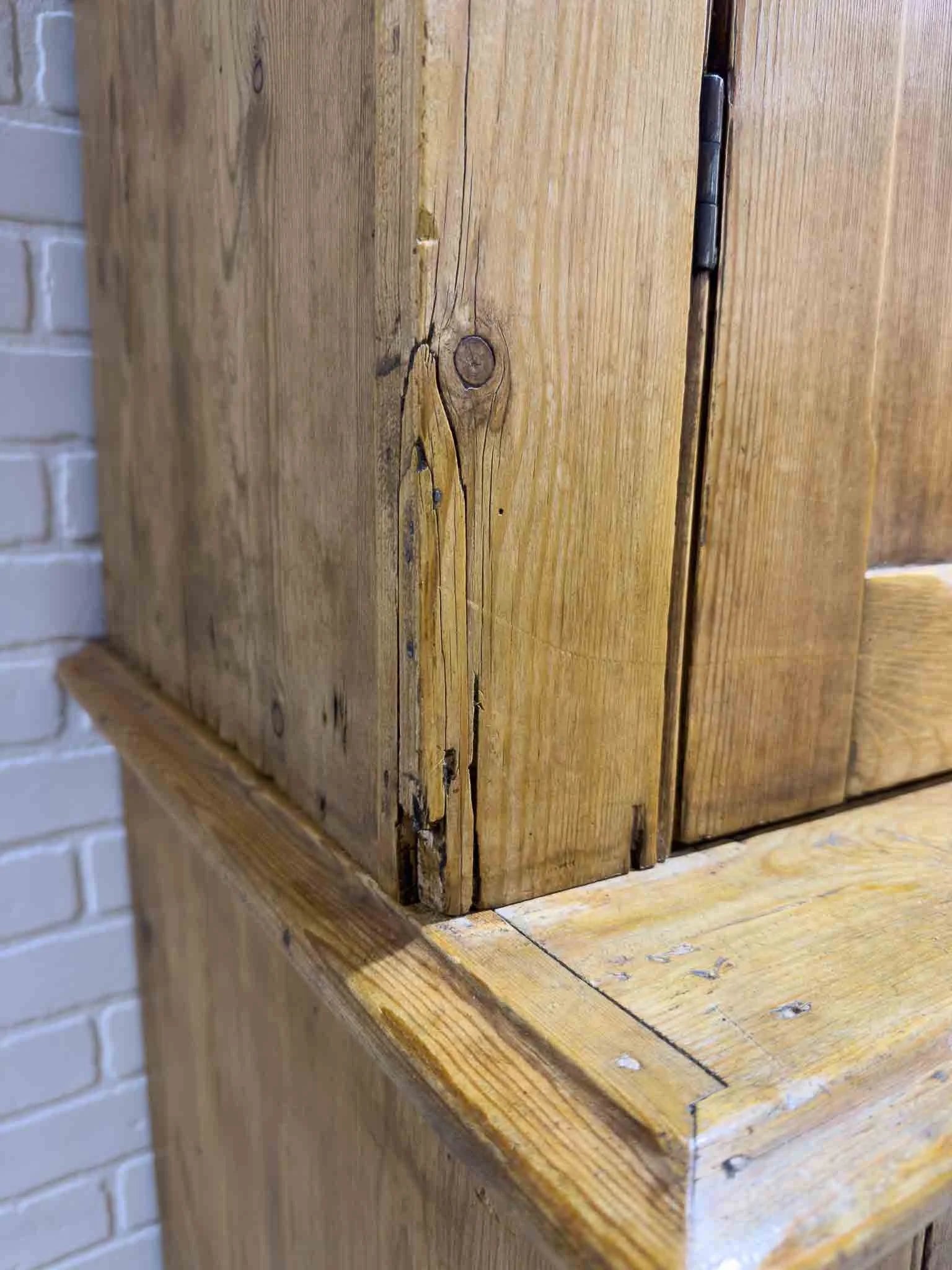 Antique English housekeepers cupboard
