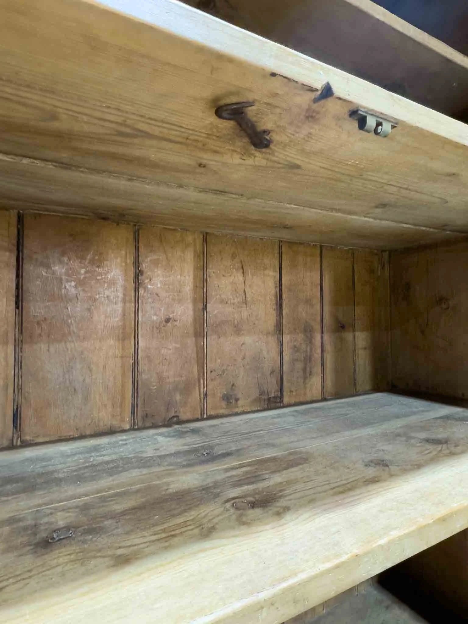 Antique English housekeepers cupboard