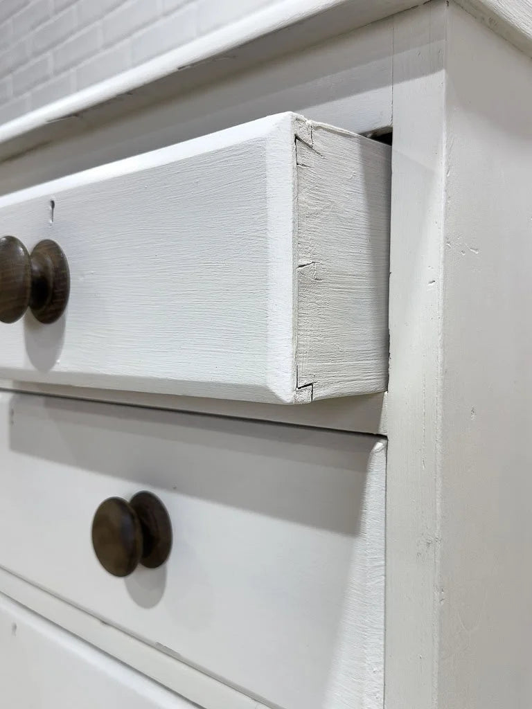 Antique English painted dresser