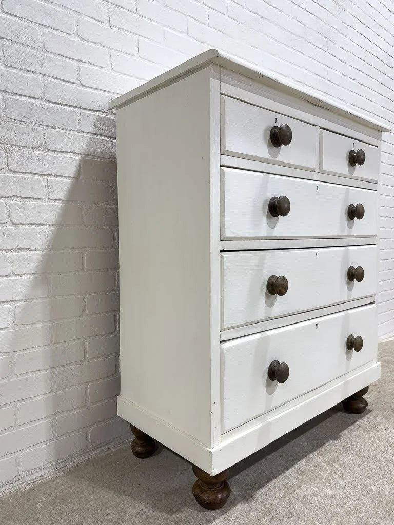 Antique English painted dresser