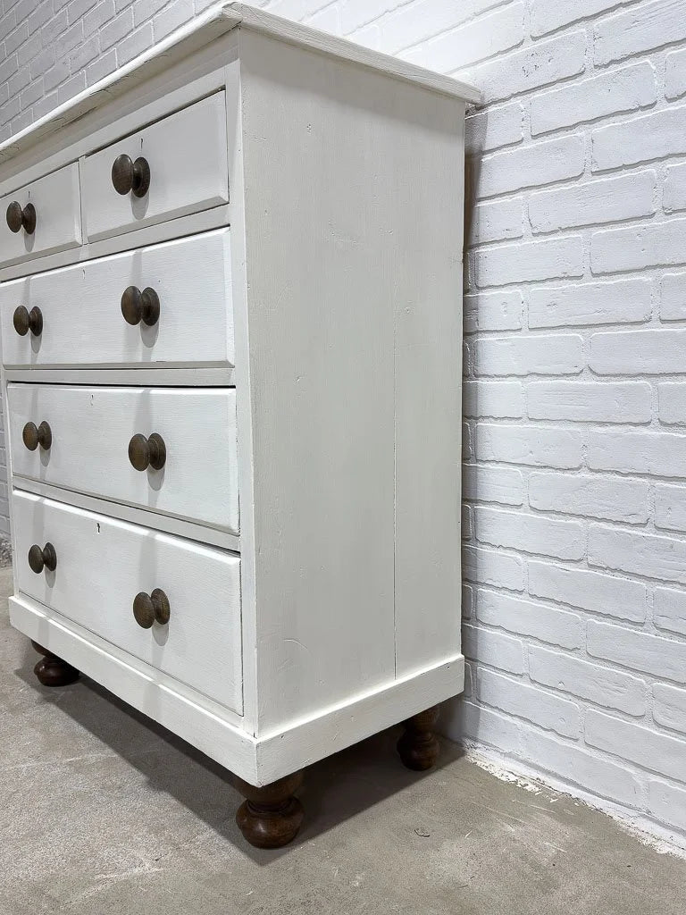 Antique English painted dresser