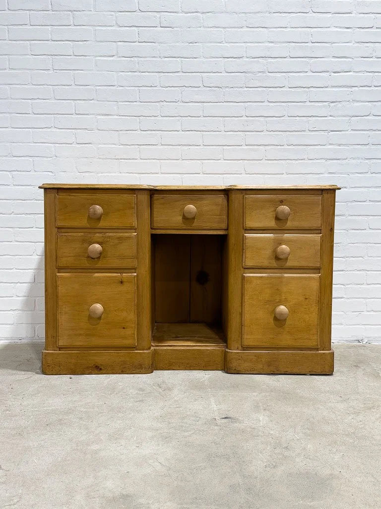 Small English pine sideboard