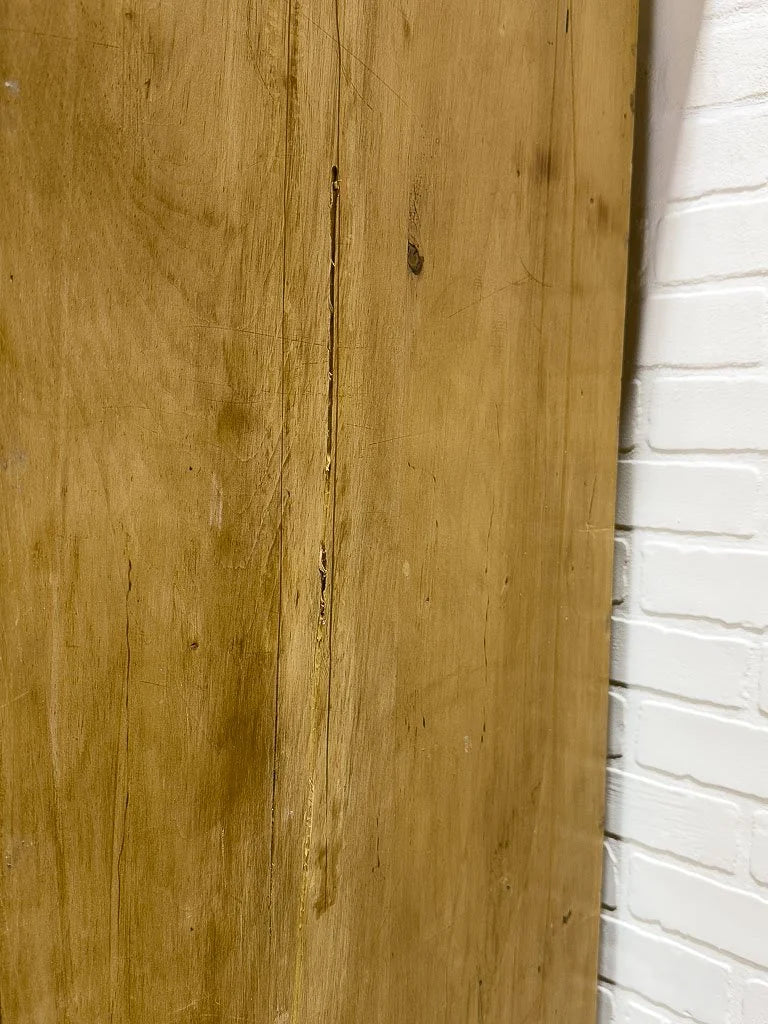 Antique pine wardrobe with interior drawers