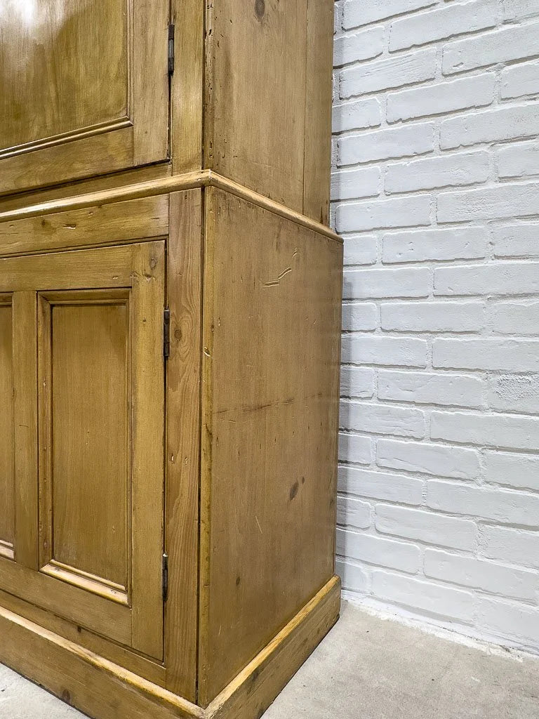 Incredible Victorian pine armoire