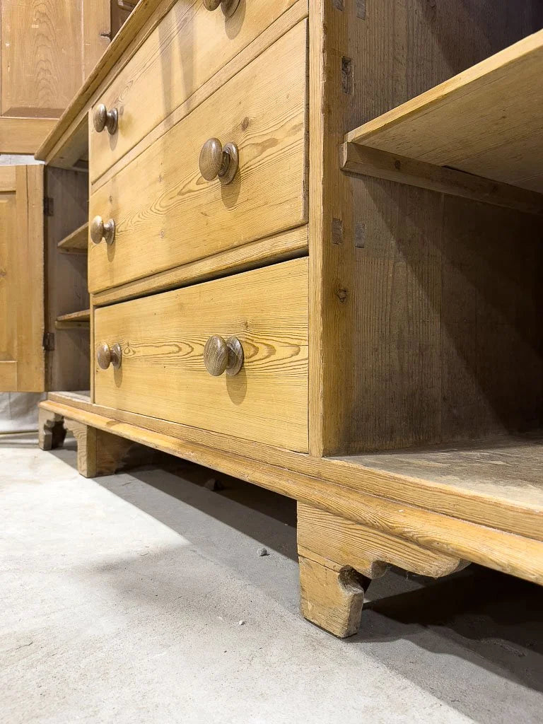 Monumental English housekeepers cupboard