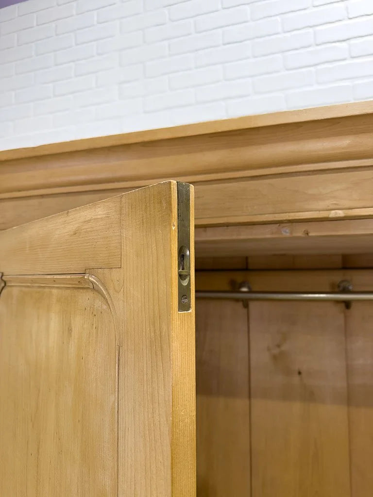 Antique pine wardrobe