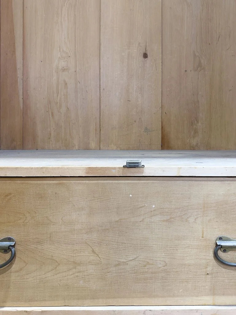 Antique pine wardrobe