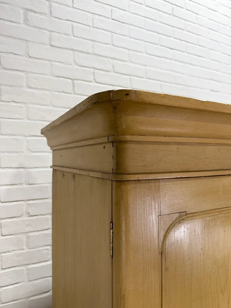 Antique pine wardrobe