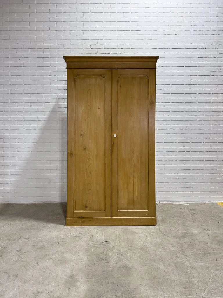 Antique pine wardrobe