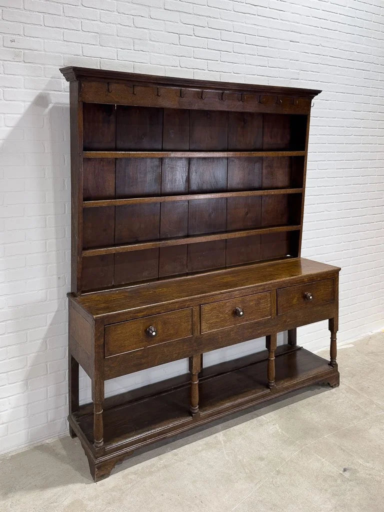 Antique oak kitchen dresser