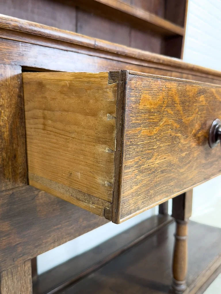 Antique oak kitchen dresser