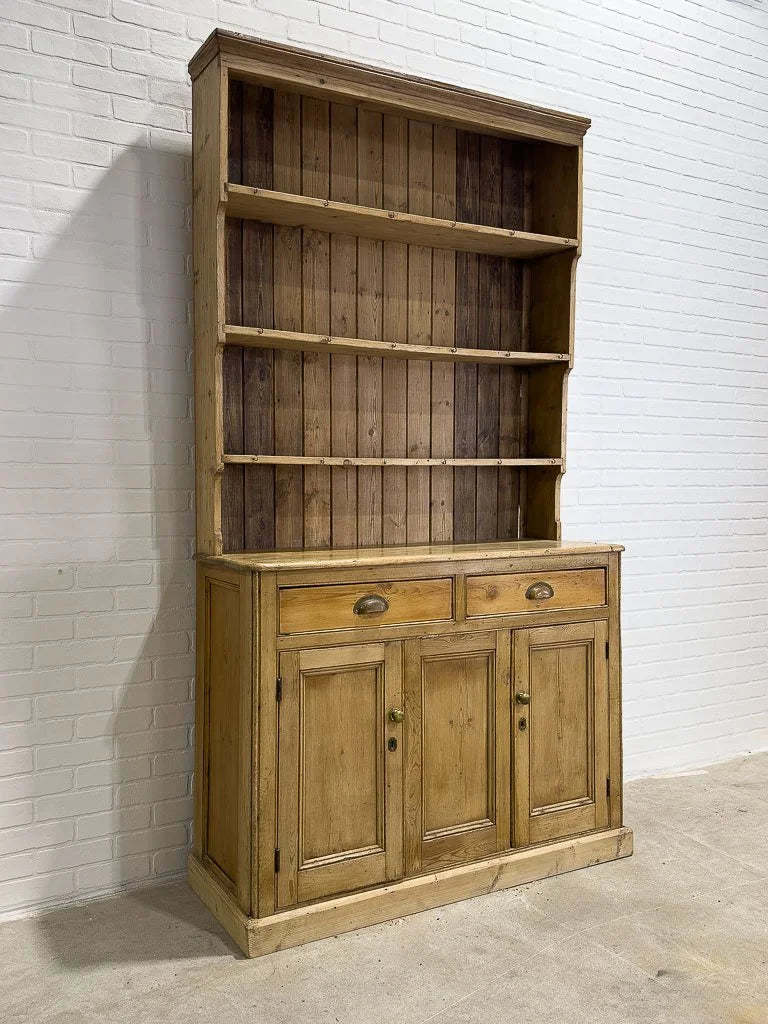 Rustic Victorian hutch with plate rack
