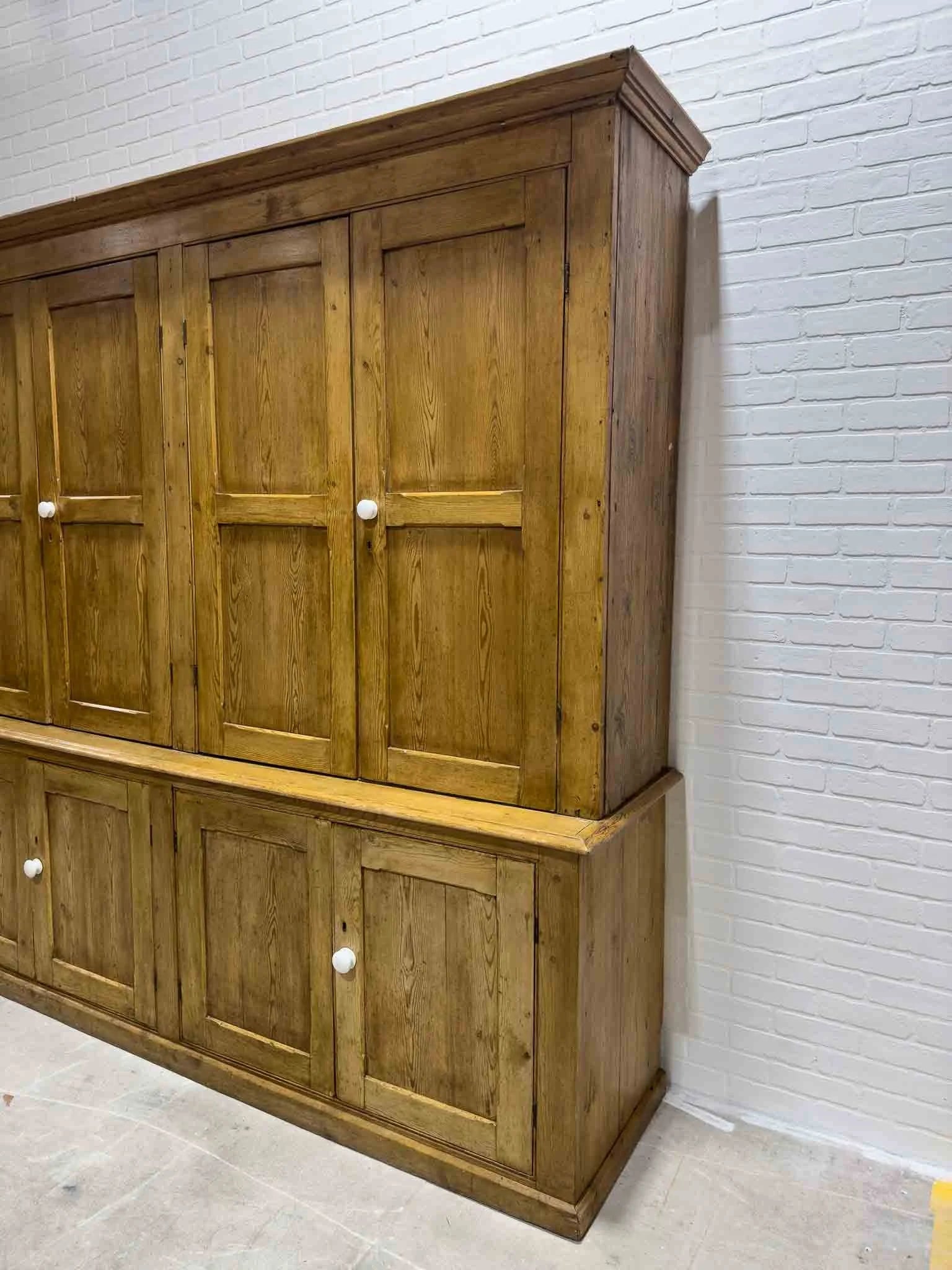 Antique English housekeepers cupboard
