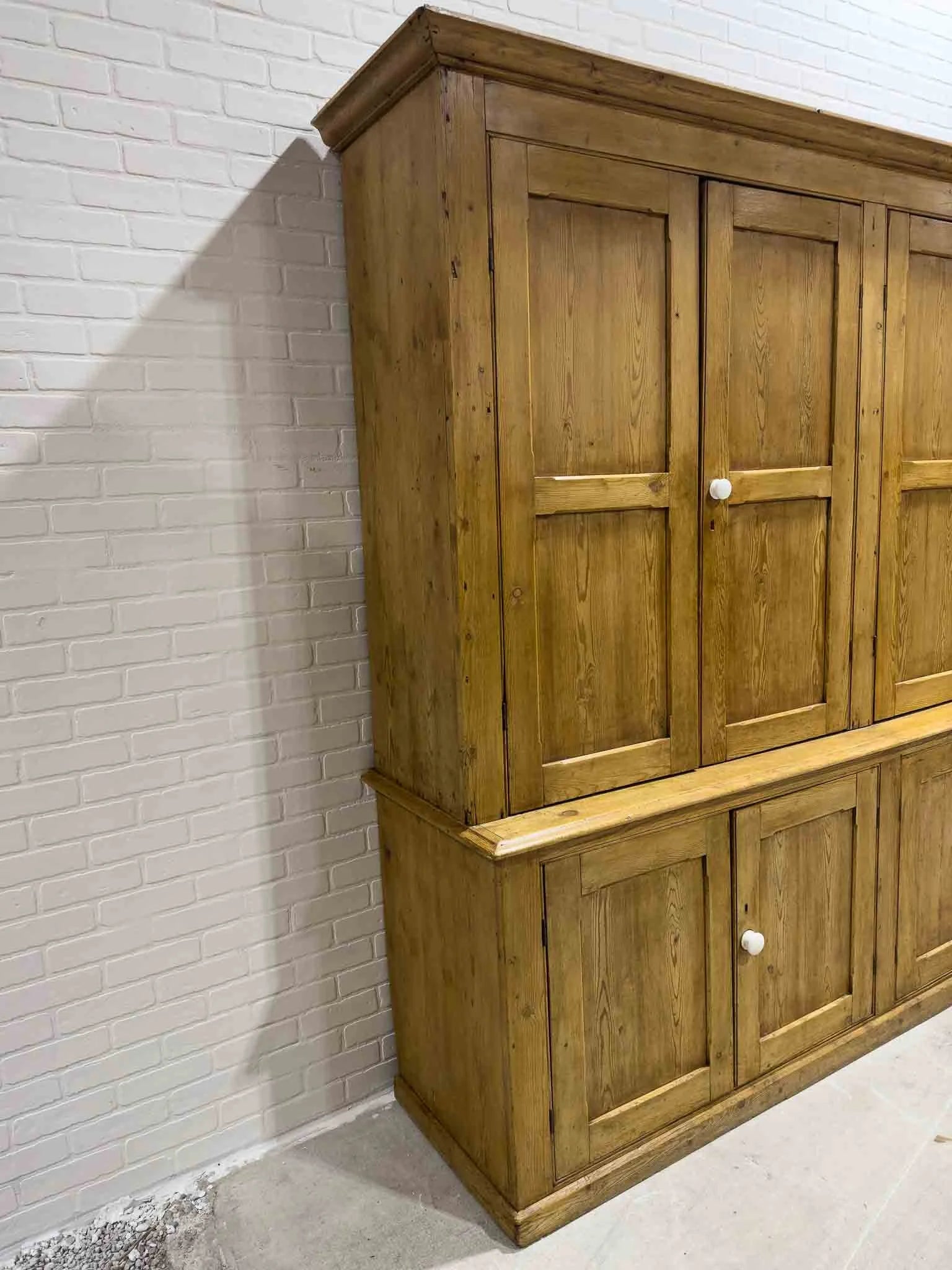 Antique English housekeepers cupboard