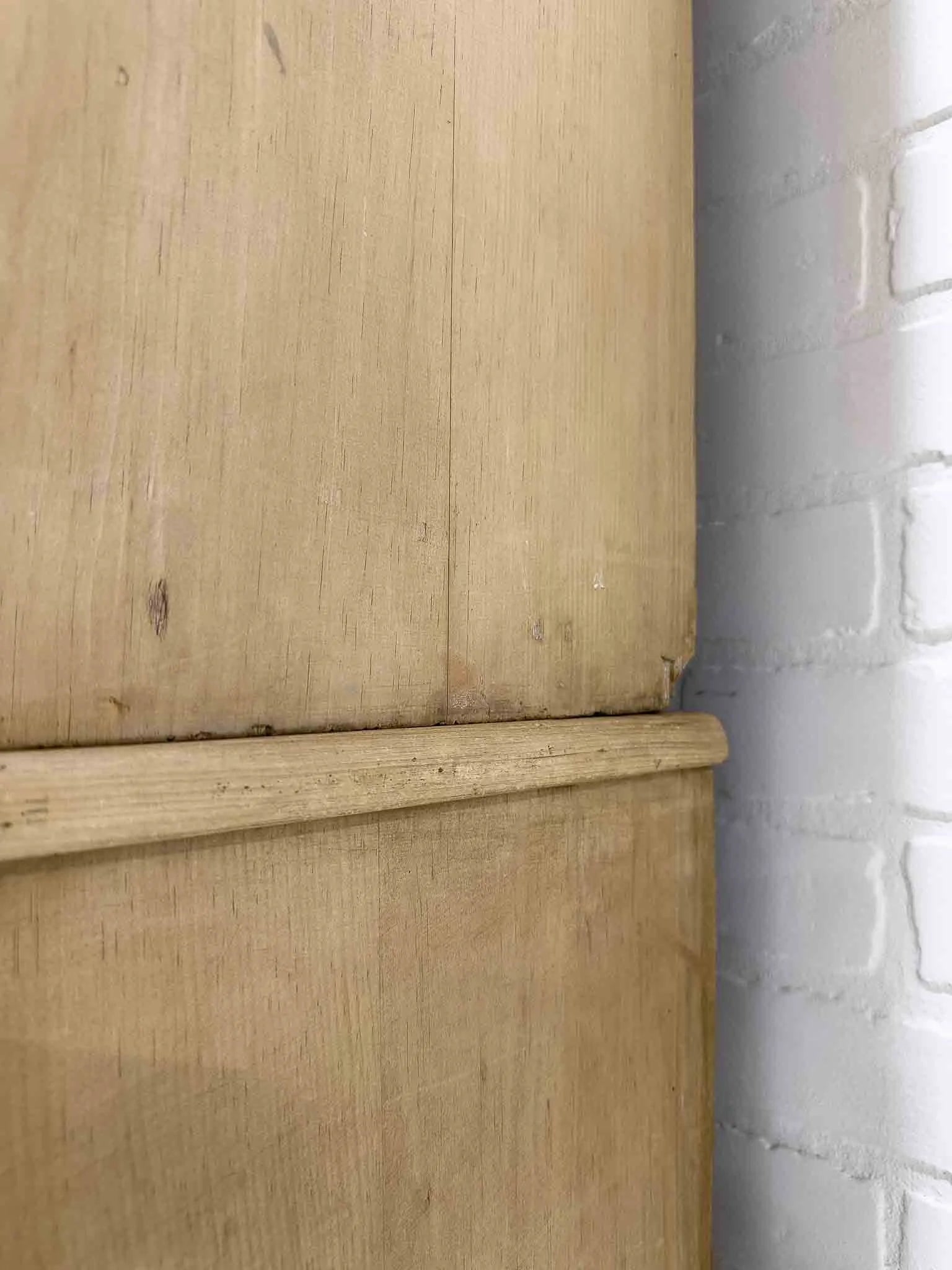 Victorian pine linen press