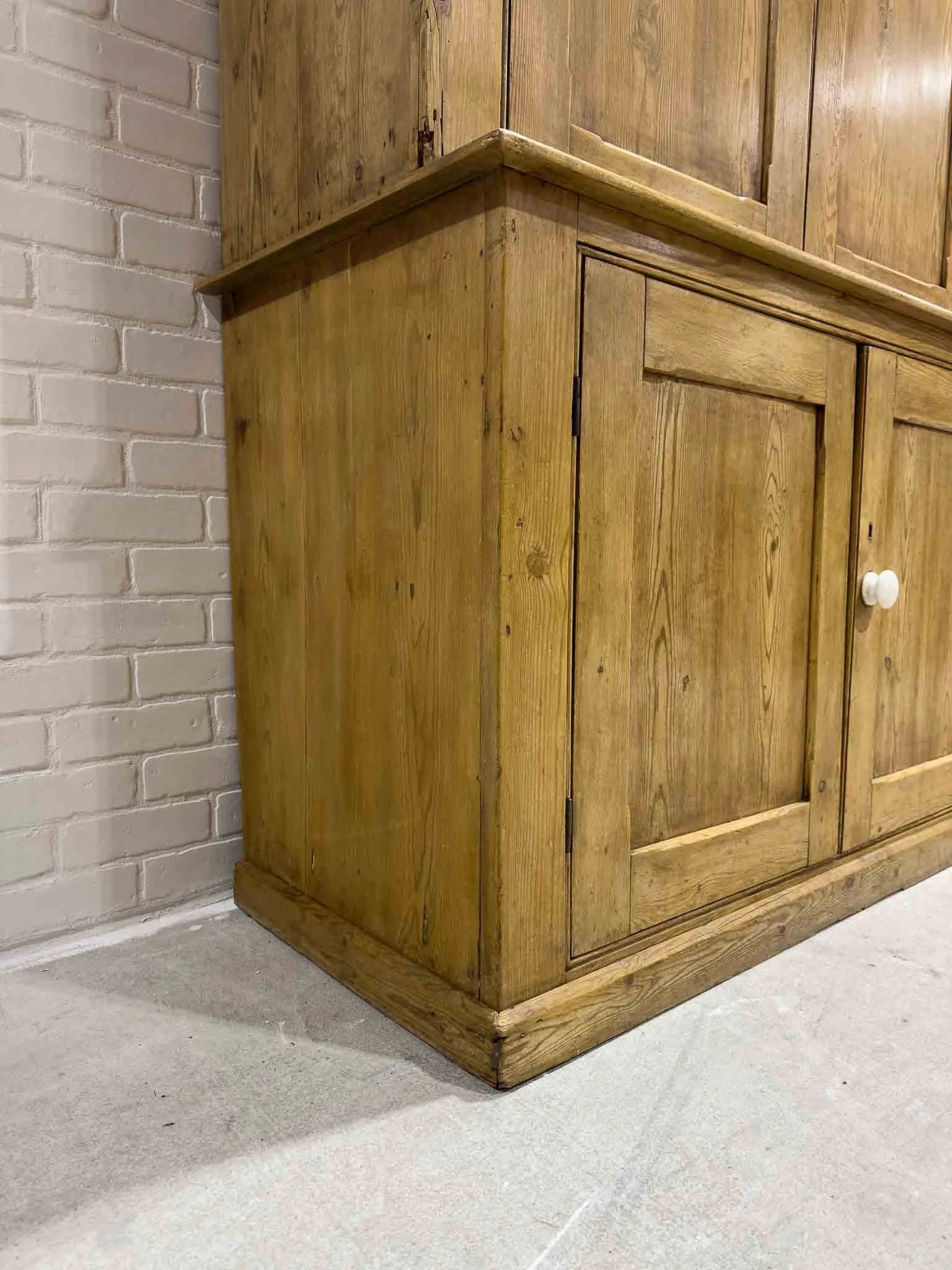 Antique English housekeepers cupboard