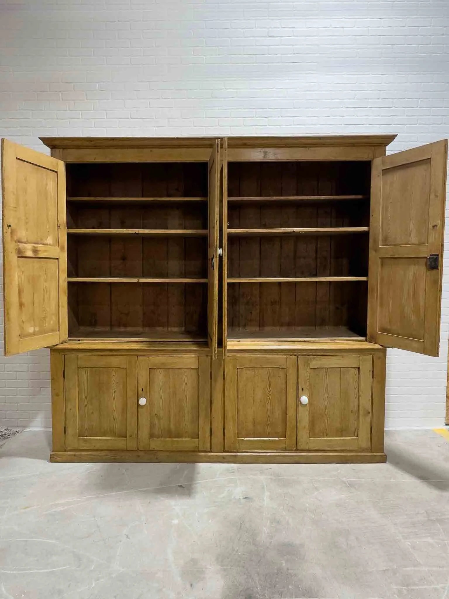 Antique English housekeepers cupboard