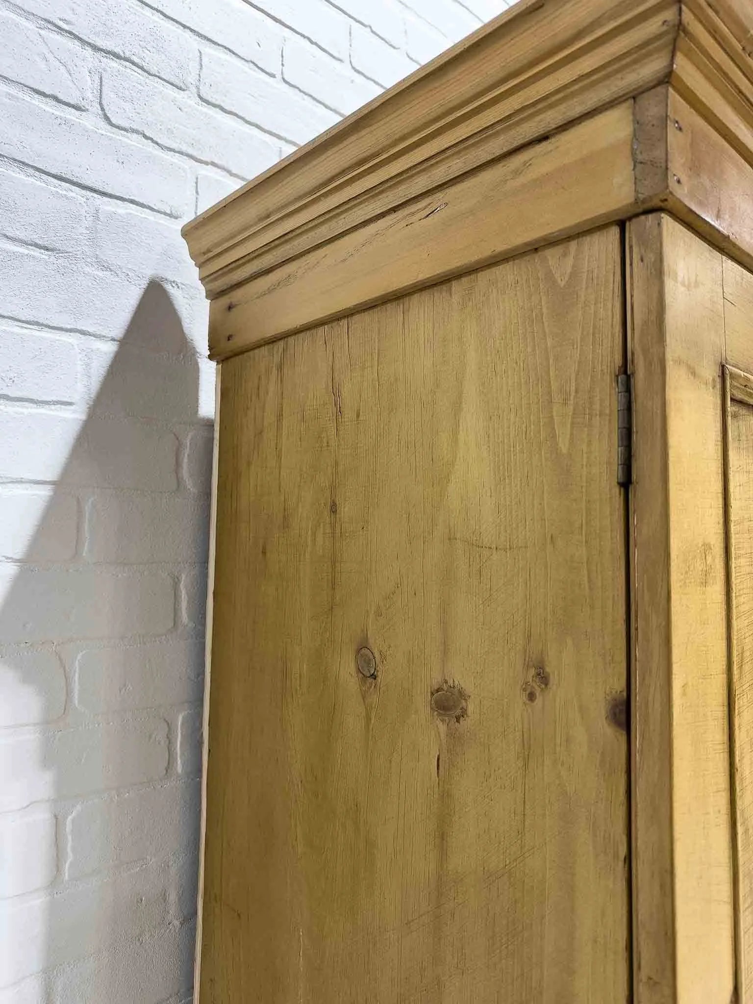 Antique English linen press