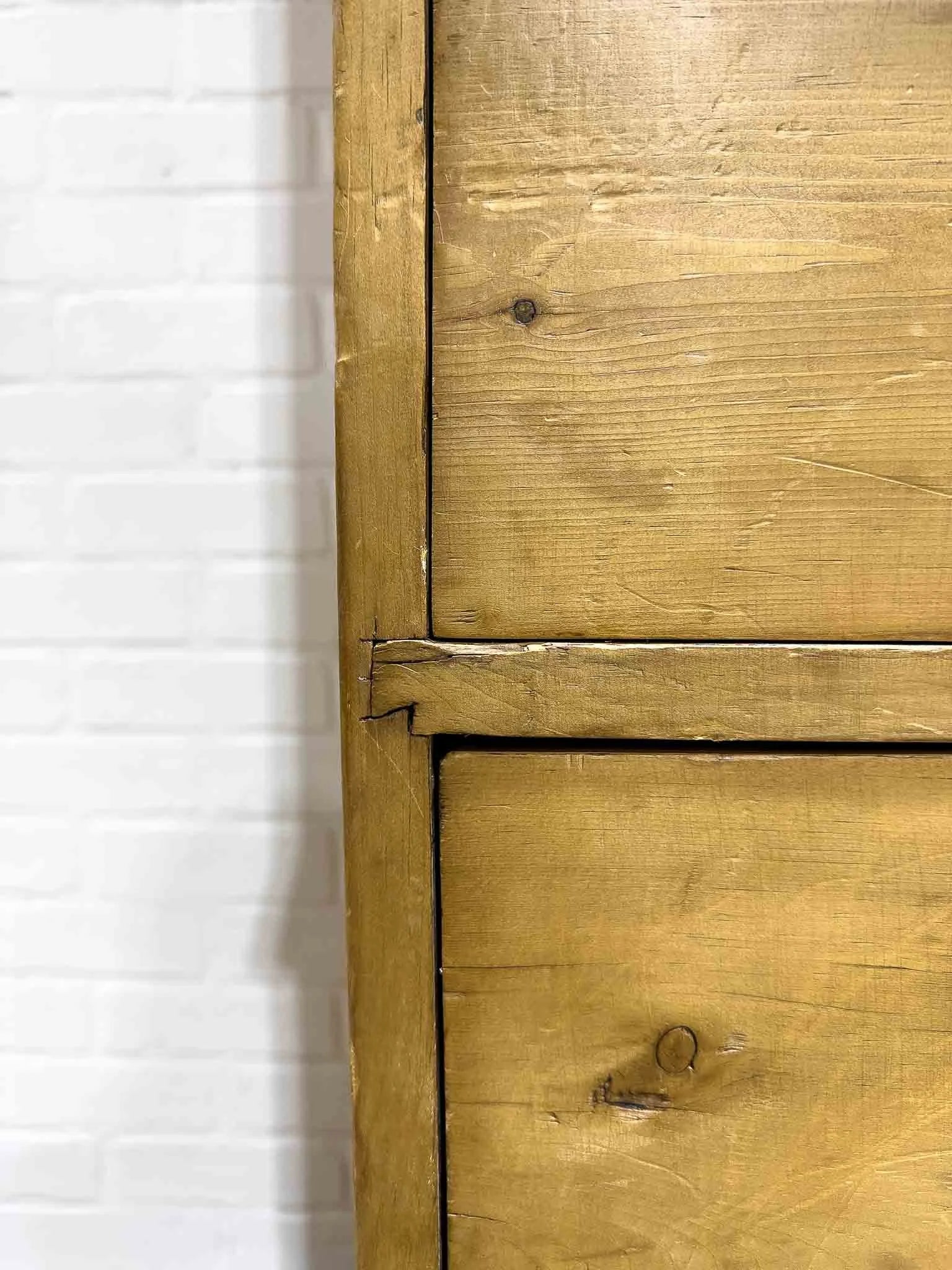 Antique English linen press