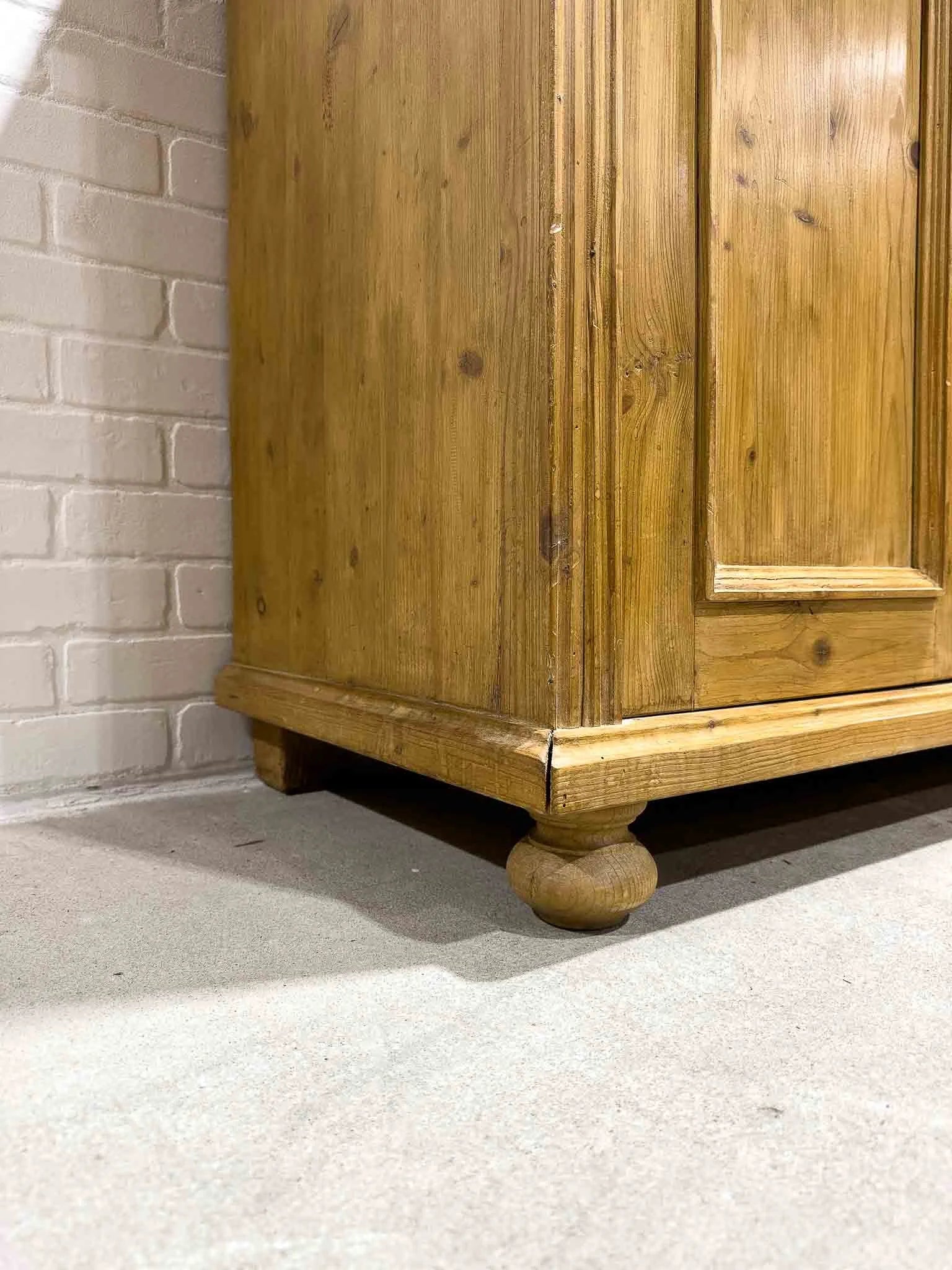 Large antique pine sideboard
