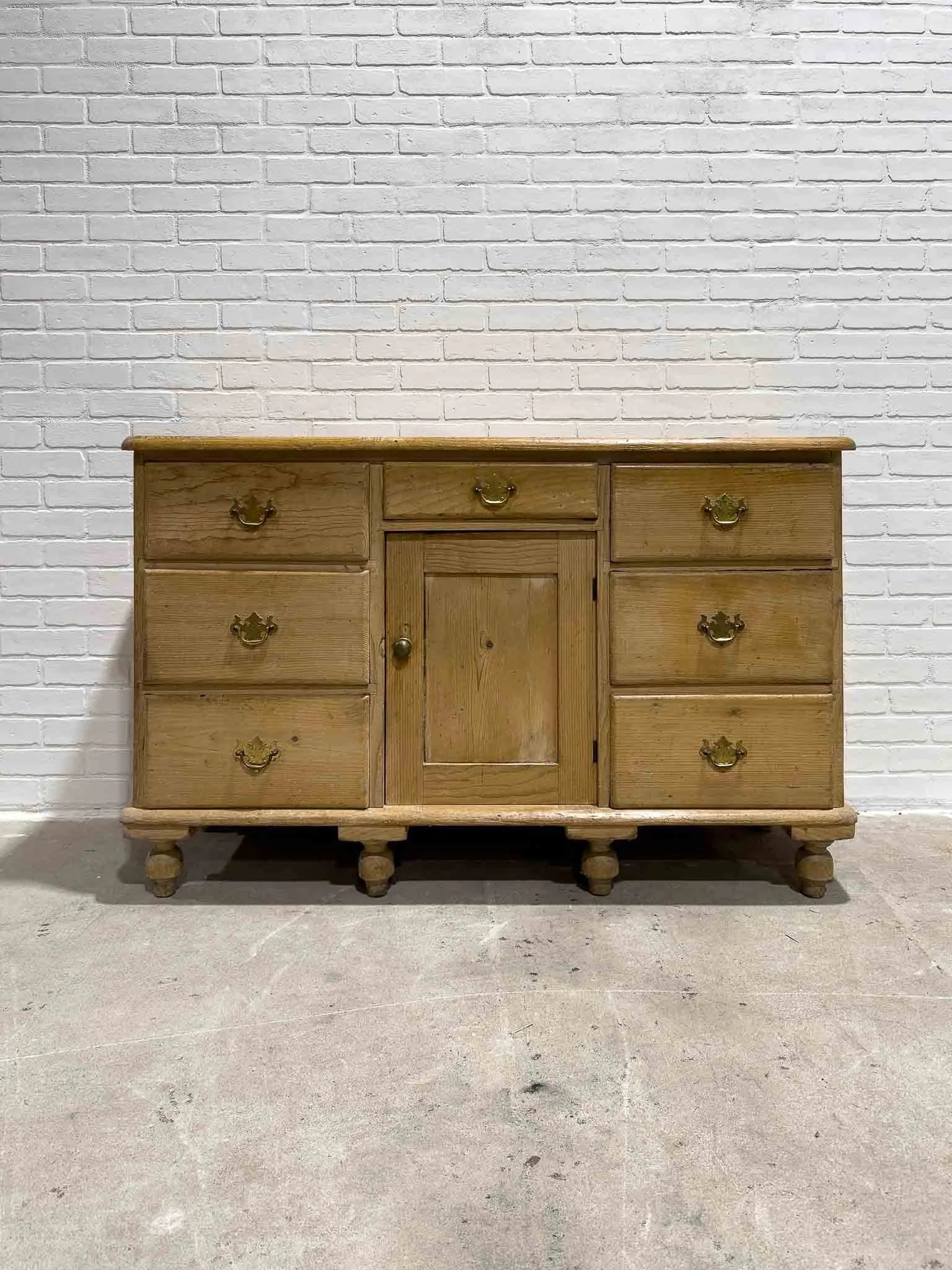 Classic English pine sideboard